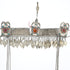 Ersari Head dress silver and white metal 47 x 9 cm - The Nomads Tent